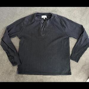 Jack Spade Long Sleeve Large Gray Shirt